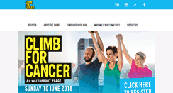 Desktop Screenshot of climbforcancer.org.au